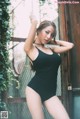 Beautiful Pichana Yoosuk shows off her figure in a black swimsuit (19 photos) P2 No.bc3efb