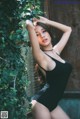 Beautiful Pichana Yoosuk shows off her figure in a black swimsuit (19 photos) P17 No.5b2d32