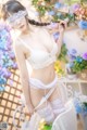 香草喵露露写真 Cosplay 白色玫瑰 P9 No.99b7e5